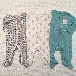 Girls 3 Months Sleeper Set